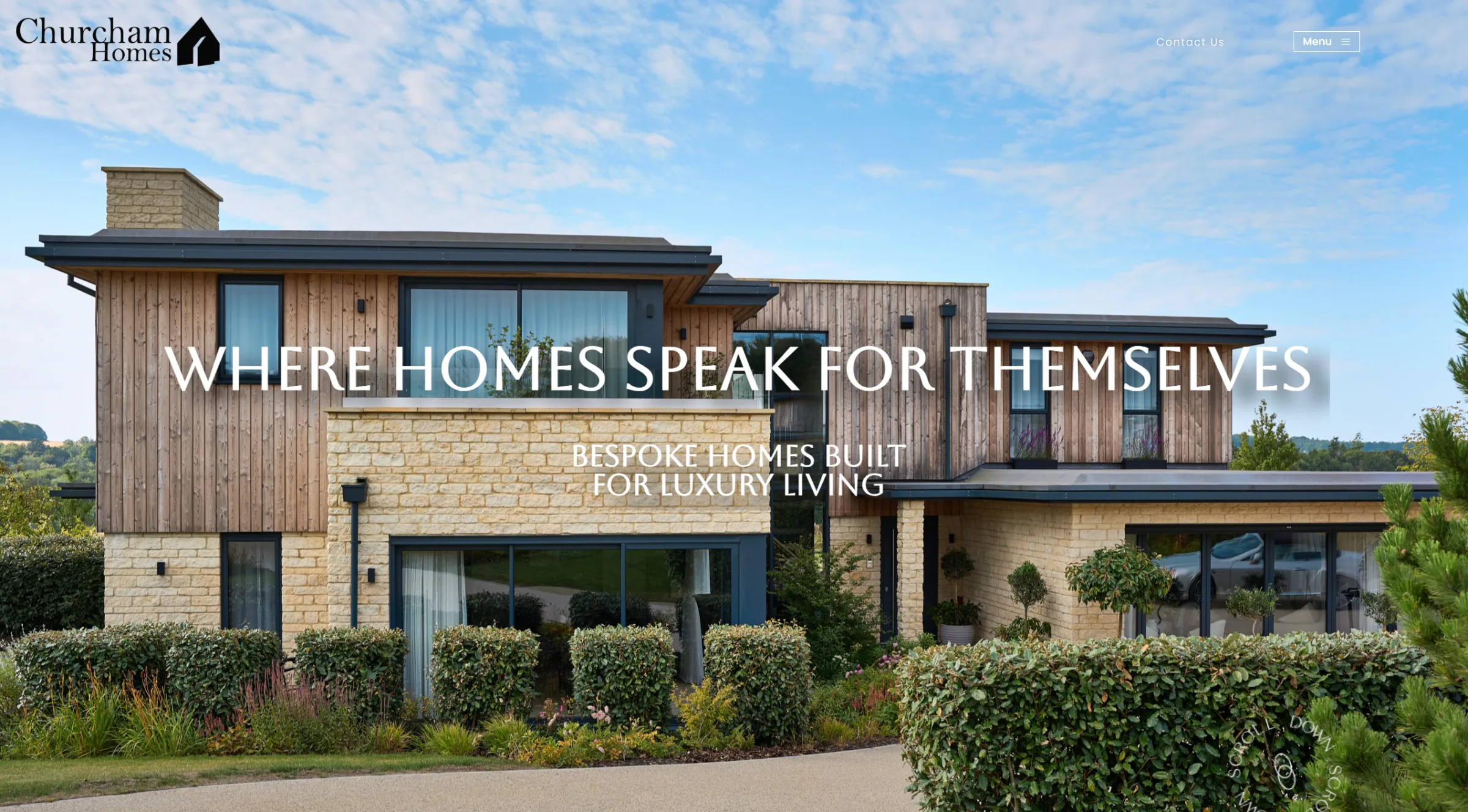 Churcham Homes website