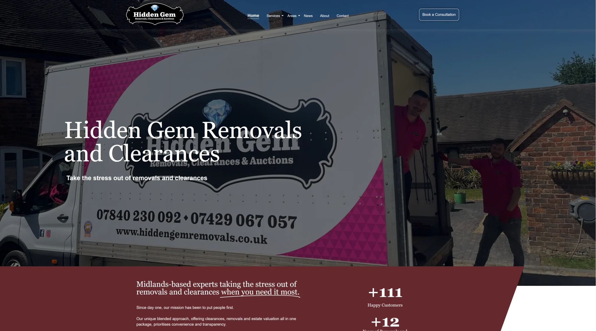 The Hidden Gem website